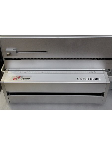 Echipament semiautomat pentru perforat documente cu ejectie automata a colii perforate SUPU SUPER360E