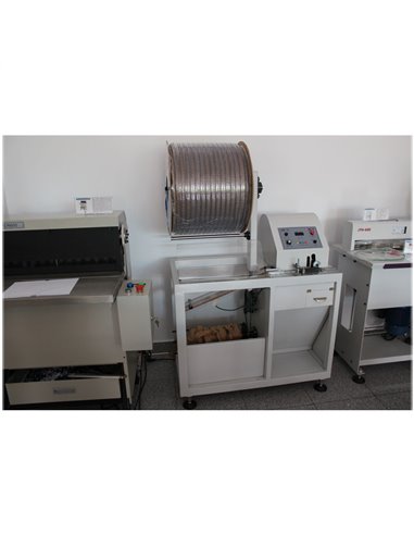 Echipament profesional automat pentru taierea inelelor metalice in bobina cu pas de legare 3:1 si 2:1, UNITEC JHM75