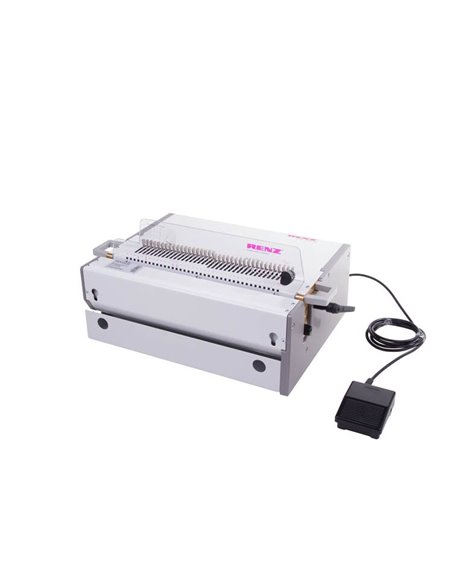 Echipament profesional electric pentru perforat documente cu module de cutite interschimbabile pentru perforare RENZ DTP 340M