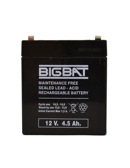 Acumulator BIG BAT 12V, 4.5 AH BB12V4.5,BB12V4.5