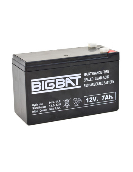 Acumulator BIG BAT 12V, 7 AH BB12V7,BB12V7