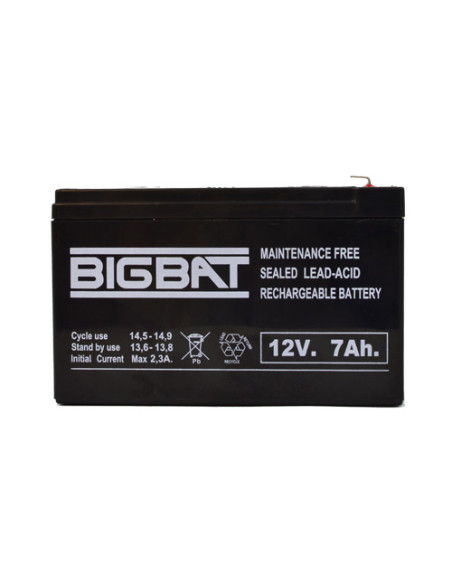 Acumulator BIG BAT 12V, 7 AH BB12V7,BB12V7