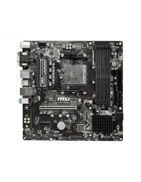 Placa de baza MSI B450M PRO-VDH MAX, socket AM4