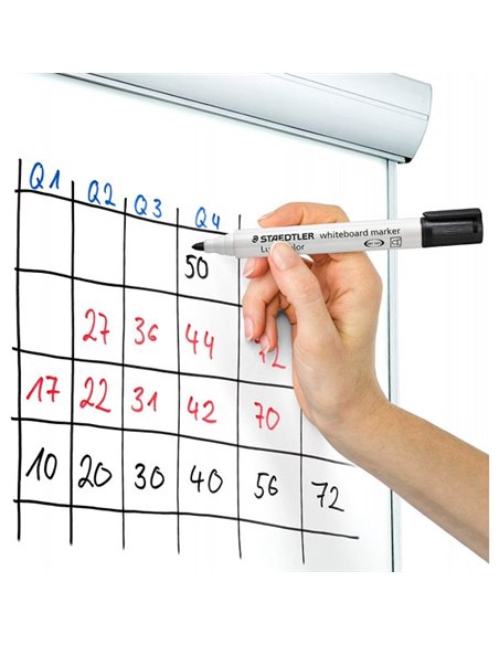 Marker whiteboard STAEDTLER, varf rotund 2 mm 6 culori/SET - ST-351-WP6-1