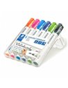 Marker whiteboard STAEDTLER, varf rotund 2 mm 6 culori/SET - ST-351-WP6-1