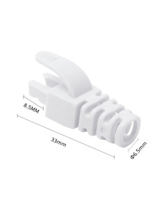 Manson protectie mufa RJ45, alb (100buc) RJ45-CAP-WH,RJ45-CAP-WH