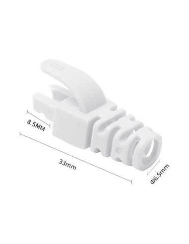 Manson protectie mufa RJ45, alb (100buc) RJ45-CAP-WH,RJ45-CAP-WH