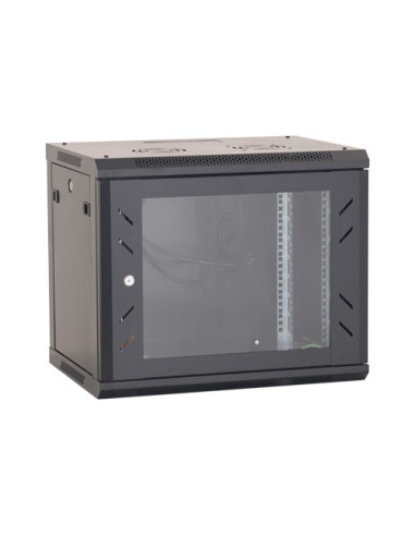 Rack perete 9U 19'' 600x450, negru - ASYTECH Networking