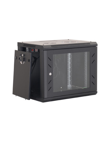 Rack perete 12U 19' 600x450, negru - ASYTECH Networking