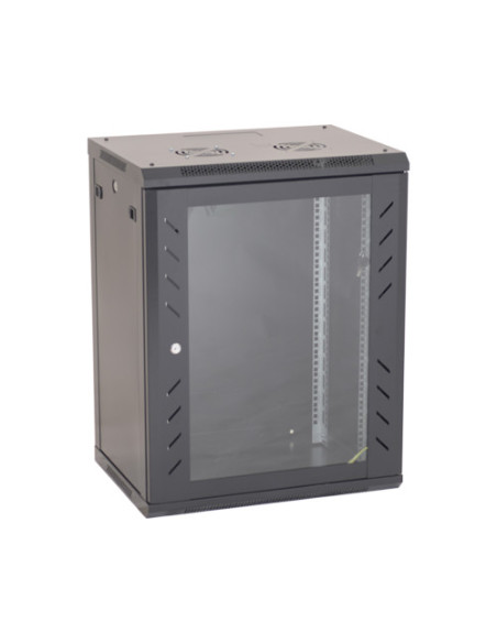 Rack perete 15U 19' 600x450, negru - ASYTECH Networking