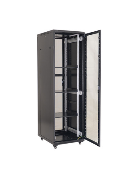 Rack podea 37U 19' 600x600, negru - ASYTECH Networking