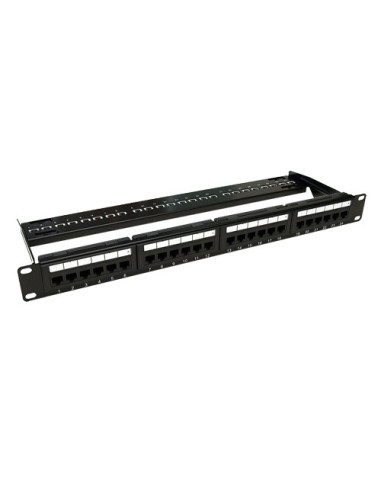 Patch Panel 1U, UTP cat6A, 24 porturi RJ45 - ASYTECH Networking