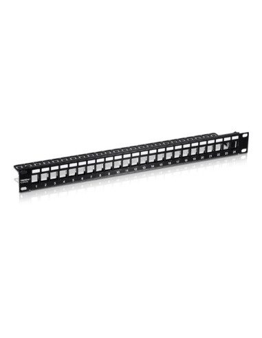 Patch Panel ecranat 24 porturi blank keystone 1U - TRENDnet