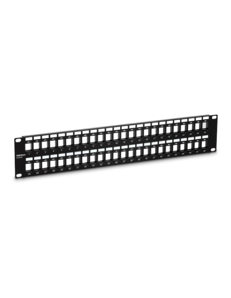 Patch Panel 48 porturi blank keystone 2U - TRENDnet