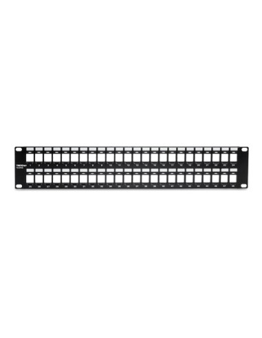 Patch Panel 48 porturi blank keystone 2U - TRENDnet