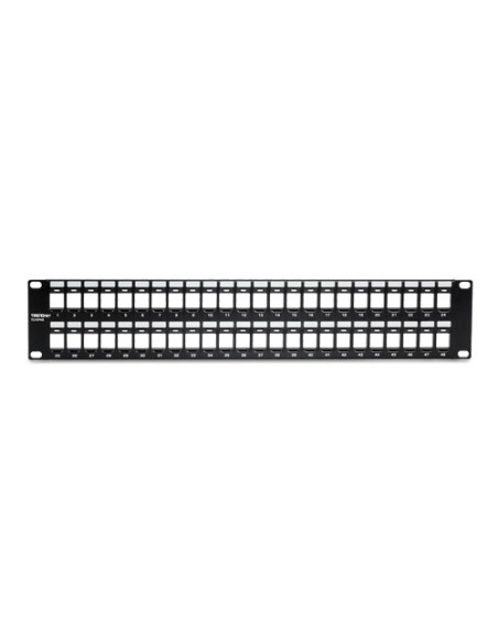Patch Panel 48 porturi blank keystone 2U - TRENDnet