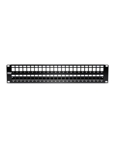 Patch Panel ecranat 48 porturi blank keystone 2U - TRENDnet
