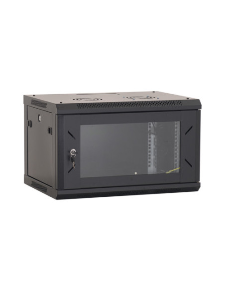 Rack perete 4U 19'' 600x450, negru - ASYTECH Networking