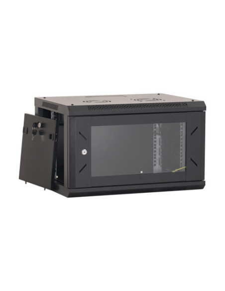 Rack perete 4U 19'' 600x450, negru - ASYTECH Networking