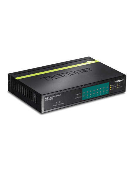 Switch 8 porturi Gigabit PoE/PoE+ 123W - TRENDnet