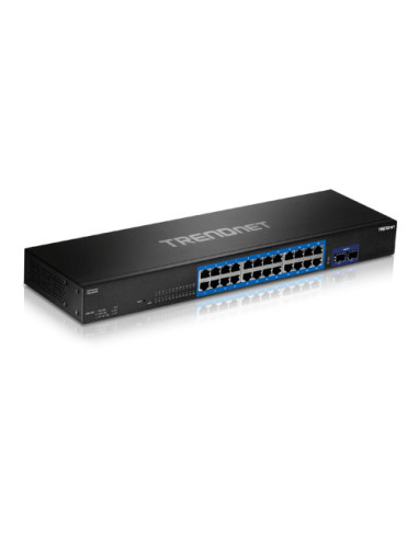 Switch 24 porturi Gigabit, 2 porturi SFP+ 10G - TRENDnet