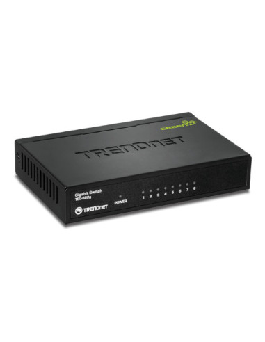 Switch GREENnet 8 porturi Gigabit - TRENDnet TEG-S82G,TEG-S82G