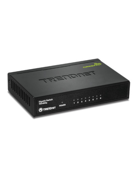 Switch GREENnet 8 porturi Gigabit - TRENDnet TEG-S82G,TEG-S82G