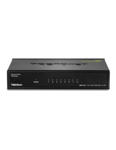 Switch GREENnet 8 porturi Gigabit - TRENDnet TEG-S82G,TEG-S82G