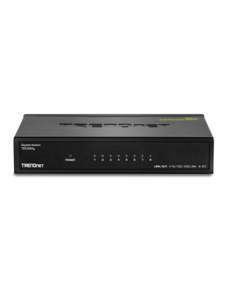 Switch GREENnet 8 porturi Gigabit - TRENDnet TEG-S82G,TEG-S82G