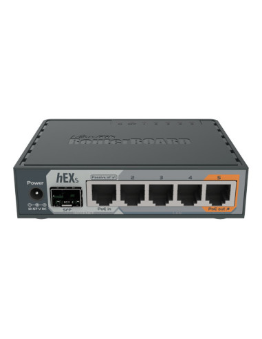 Router hEX S, 5 x Gigabit, 1 xSFP, RouterOS L4 - Mikrotik