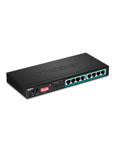 Switch 8 porturi Gigabit Long Range 200m PoE+ - TRENDnet