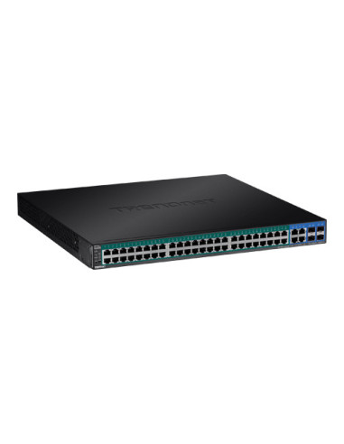 Switch 52 porturi Gigabit Web Smart, 48 x PoE+, 4 x Gigabit/SFP