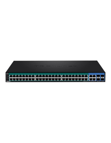 Switch 52 porturi Gigabit Web Smart, 48 x PoE+, 4 x Gigabit/SFP