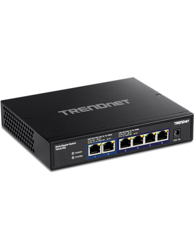 Switch 6 porturi, 4 x 2.5G si 2 x 10G, Fanless - TRENDnet