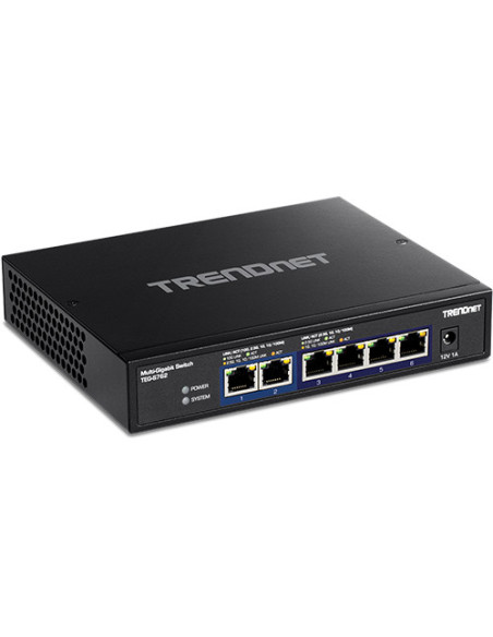 Switch 6 porturi, 4 x 2.5G si 2 x 10G, Fanless - TRENDnet