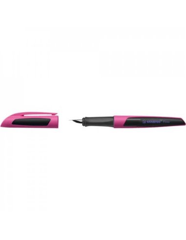 5071/2-41,Stilou STABILO, penita tip M, 0.5 mm, roz cu negru