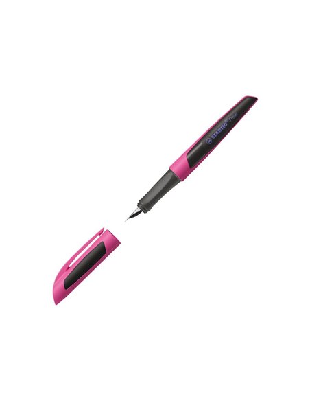 5071/2-41,Stilou STABILO, penita tip M, 0.5 mm, roz cu negru