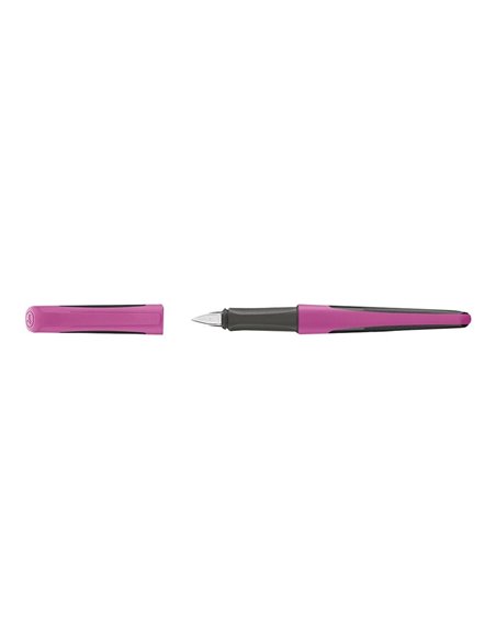 5071/2-41,Stilou STABILO, penita tip M, 0.5 mm, roz cu negru