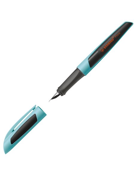 5071/1-41,Stilou STABILO, penita tip M, 0.5 mm, turcoaz cu negru