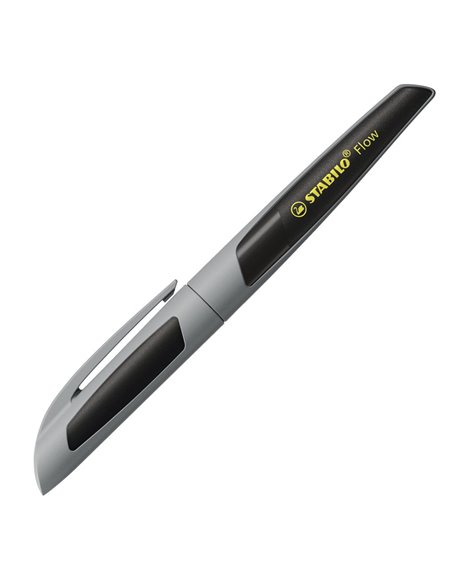 5073/9-41,Stilou STABILO, penita tip M, 0.5 mm, gri deschis cu negru
