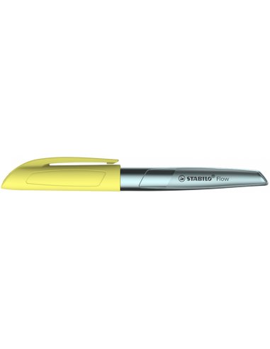 5072/5-41,Stilou STABILO, penita tip M, 0.5 mm, verde metalizat cu galben