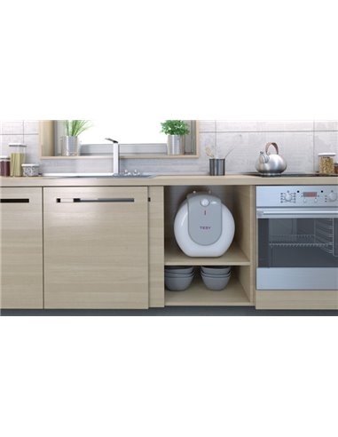 Boiler electric Tesy Compact Line TESY GCA1515L52RC, putere 1500 W, capacitate 15 L, termostat reglabil Boiler electric Tesy Compact Line TESY GCA1515L52RC, putere 1500 W, capacitate 15 L, termostat reglabil
