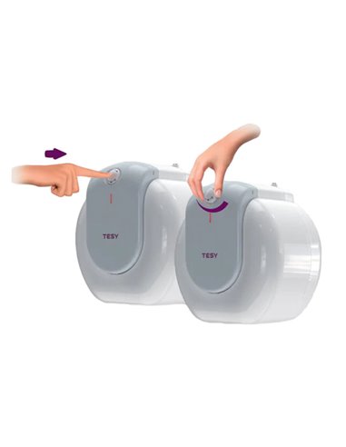 Boiler electric Tesy Compact Line TESY GCA1515L52RC, putere 1500 W, capacitate 15 L, termostat reglabil Boiler electric Tesy Compact Line TESY GCA1515L52RC, putere 1500 W, capacitate 15 L, termostat reglabil