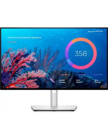 Monitor LED DELL UltraSharp U2422HE, 24inch, 1920x1080, 5ms GTG, Argintiu