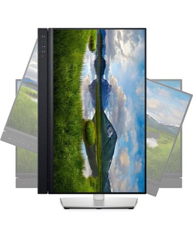 Monitor LED Dell C2422HE, 23.8inch, 1920x1080, 5ms GTG, Negru cu gri