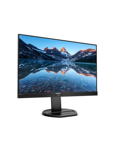 Monitor  PHILIPS 24.1 inch, home, office, IPS, Full HD (1920 x 1080), Wide, 300 cd mp, 4 ms, Negru