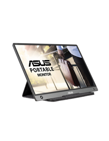 MONITOR Asus 15.6 inch, portabil, IPS, Full HD (1920 x 1080), Wide, 250 cd mp, 5ms, micro HDMI, "MB16AH" (include TV 6.00lei)