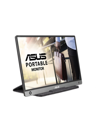 MONITOR Asus 15.6 inch, portabil, IPS, Full HD (1920 x 1080), Wide, 250 cd mp, 5ms, micro HDMI, "MB16AH" (include TV 6.00lei)