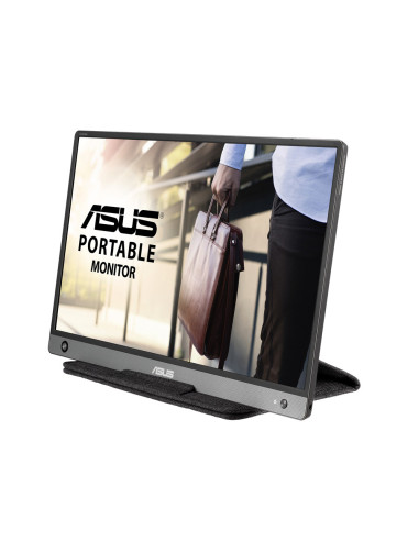 MONITOR Asus 15.6 inch, portabil, IPS, Full HD (1920 x 1080), Wide, 250 cd mp, 5ms, micro HDMI, "MB16AH" (include TV 6.00lei)