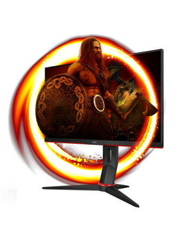 Monitor 23.8" AOC 24G2U5 BK, Gaming, FHD 1920*1080, 75 Hz, 1 ms, IPS, WLED, 16 9, 250 cd mp, 1000 1,